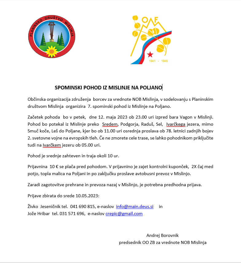 Pohod na Poljano